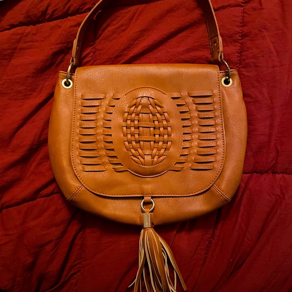 Dolce Vita Woven Design satchel (faux leather)
